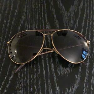GUCCI gold metal aviators